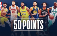 Video những ngôi sao NBA ghi 50 điểm/trận kể từ đầu mùa
