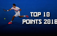 Video top 10 pha ghi điểm đỉnh nhất năm 2018 của Federer
