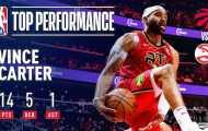Video Vince Carter chạm mốc 25.000 điểm trong sự nghiệp NBA