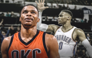 Russell Westbrook sánh ngang huyền thoại Chamberlain và Robertson