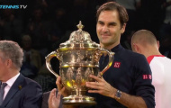 Video Federer giành danh hiệu thứ 99 trong sự nghiệp