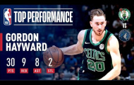 Video Gordon Hayward lên tiếng giúp Celtics vượt ải 'bầy Sói'