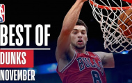Video những pha dunk đỉnh nhất tháng 11 NBA 2018-19 