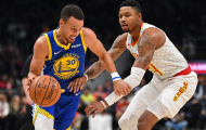 Curry, Durant và Thompson bẻ cánh 'Bầy diều hâu' ngay tại sân của đối thủ