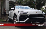 Siêu SUV Lamborghini Urus màu trắng ‘chễm chệ’ trong sân nhà đại gia Minh Nhựa