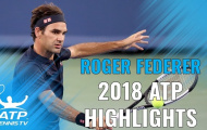 Video những pha bóng đỉnh nhất của Federer ở mùa giải 2018