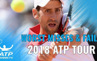 Video những pha bóng tệ nhất ở ATP Tour 2018