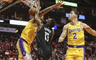 LeBron James bất lực trước sự lên đồng của James Harden, Lakers thất thủ trên Toyota Center