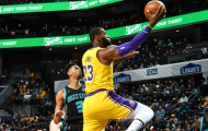 Los Angeles Lakers chỉ cần 3 hiệp là giải quyết gọn Charlotte Hornets