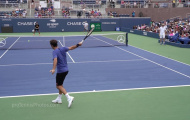 Video Federer 'một chấp hai' ở US Open