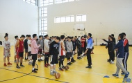 Bất chấp lạnh giá, hơn 50 ứng viên có mặt tại buổi try-out của Tuyển bóng rổ Hà Nội