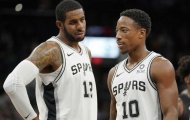 Aldridge - DeRozan 'song kiếm hợp bích' giúp Spurs đánh sập Staples Center