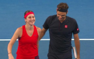 Video tuyển Anh bất lực trước 'song kiếm hợp bích' Federer/Bencic