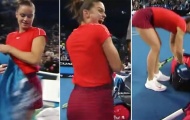 Đánh bại Federer, tay vợt nữ Hy Lạp 'chôm' luôn khăn tắm của tàu tốc hành