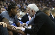 Kawhi Leonard và HLV Gregg Popovich vẫn giữ liên lạc kể từ sau giao dịch chấn động
