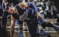 Dallas Mavericks gặp hoạn nạn khi có nguy cơ mất đi thủ lĩnh tinh thần do đứt gân chân