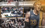 Trong ngày Pacers gieo sầu cho Hornets, Myles Turner còn khiến Marvin Williams lùn bớt người
