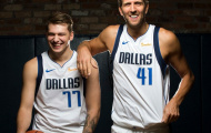 Luka Doncic kết hợp cùng Dirk Nowitzki tham gia cuộc thi úp rổ All-Star 2019