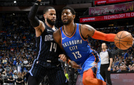 Paul George và Dennis Schroder tỏa sáng trên sân nhà Orlando, Thunder kéo dài chuỗi thắng