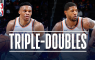 “Cặp đôi hoàn hảo” Paul George và Russell Westbrook lập kỷ lục mới tại NBA