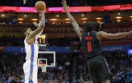 Song sát Westbrook-George cùng có Triple-double, Thunder nhấn chìm Blazers tại Chesapeake Energy Arena