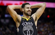 Klay Thompson và bàn tay biến dạng sau va chạm với Donovan Mitchell 