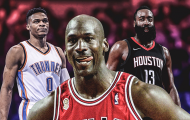 Michael Jordan: 6 nhẫn vẫn khó hơn kỷ lục của Westbrook và Harden