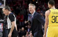 Lý do thực sự khiến HLV Steve Kerr đòi 'ăn tươi nuốt sống' trọng tài