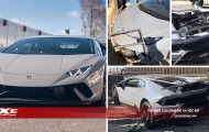 Siêu xe Lamborghini Huracan Performante ‘vỡ đầu’ trong vòng chưa đầy ‘một nốt nhạc’ sau khi tăng tốc