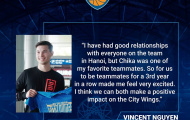 Tái ngộ đồng đội cũ tại HCM City Wings, Vincent Nguyễn nói 1 lời thẳng thắn