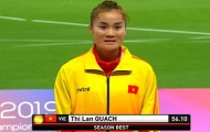 Quách Thị Lan giành HCV 400 m rào tại giải vô địch châu Á
