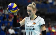 Hoa khôi bóng chuyền Đức khiến tuyển Trung Quốc chao đảo