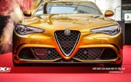 Alfa Romeo Giulia ‘phô trương’ trong màu áo Ochre chói lọi