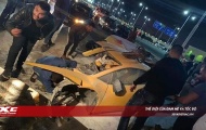 Sau tai nạn, ‘Bò mộng’ Lamborghini Huracan đứt đôi, người lái bình yên vô sự