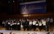 Học bổng Toyota hỗ trợ tài năng trẻ âm nhạc Việt Nam tiếp tục trao tặng 85 suất học bổng