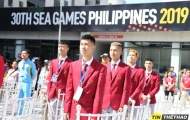 Đoàn Thể thao Việt Nam tiến hành lễ thượng cờ tại SEA Games 30