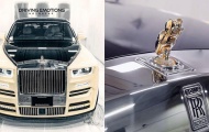Cú vàng nạm kim cương đá cặp cực phẩm Rolls-Royce Phantom của Drake