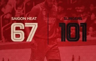 Tân binh ra mắt, Saigon Heat nhận trận thua cách biệt 34 điểm