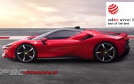 SF90 Stradale, Ferrari Roma và F8 Tributo đều vinh danh Giải thưởng Red Dot