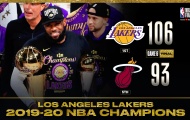 Kết quả NBA 12/10: 'Đè bẹp' Heat, Lakers giành chức vô địch