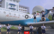 Màn nhảy flashmob nóng bỏng của sinh viên Học viện Hàng không Việt Nam