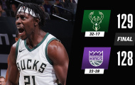 Kết quả NBA 4/4: Bucks thắng nghẹt thở, 76ers đòi lại ngôi đầu