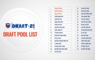 Chính thức! VBA công bố danh sách Draft Pool