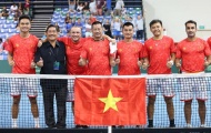 Tuyển quần vợt Việt Nam lên chơi play-off nhóm II Davis Cup