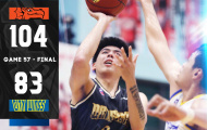 Kết quả VBA 2023 Game 57: Danang Dragons vs Hochiminh City Wings