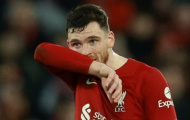 Liverpool toát mồ hôi vì chấn thương của Robertson