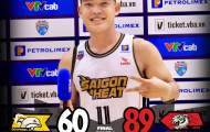 Kết quả VBA 2024 Game 1: Saigon Heat ra quân thắng lợi