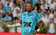 Neymar nhận thẻ đỏ gây tranh cãi trong trận thua Santos gây lo ngại chia tay