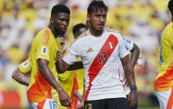 Colombia tiếp tục gây thất vọng khi hòa Peru không bàn thắng