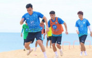 Nhiều đội V.League đổ về biển rèn thể lực trước mùa giải mới